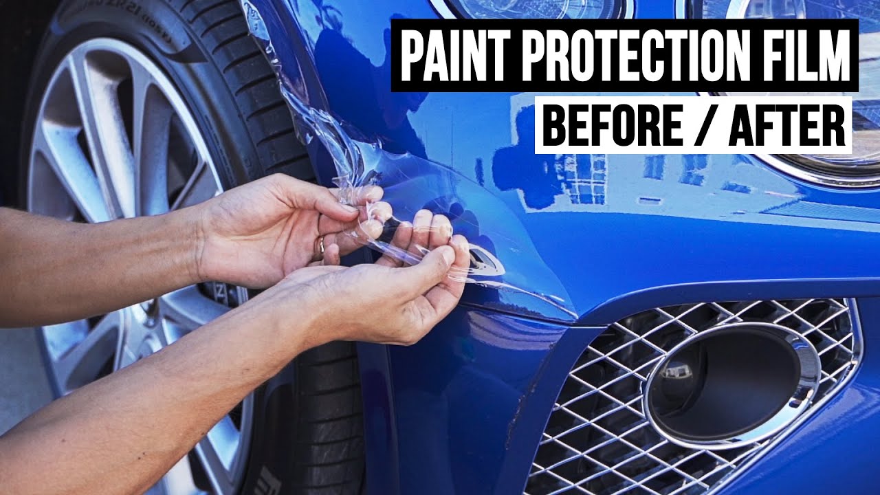 This is why Paint Protection Film is a must! BEFORE / AFTER Removal