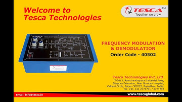 Frequency Modulation & Demodulation Trainer - Tesca 40502