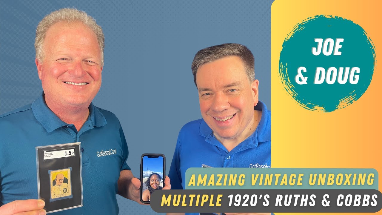 The Cards Are Back! | Rare Babe Ruth & Ty Cobb Cards Back From SGC | Sports Cards with Joe & Doug