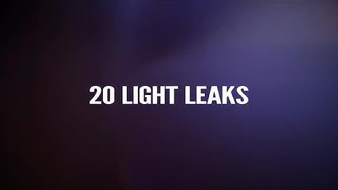 Light Leaks Pack Stock Motion Graphics
