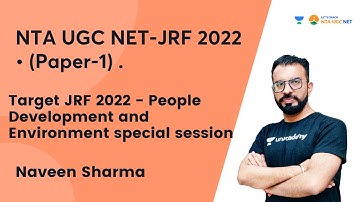 People Development and Environment Special Session | Target JRF 2022 | Naveen Sharma