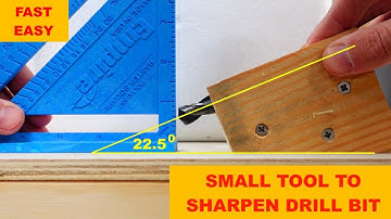 How to Sharpen Drill Bits in Seconds. Use This Tool for DIY Guys