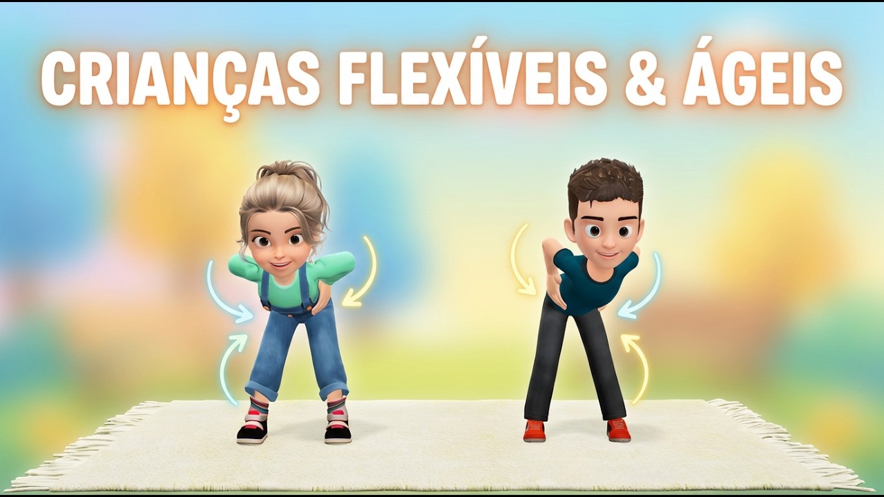 CRIANÇAS FLEXÍVEIS & ÁGEIS: Treino em Casa de 20 Minutos