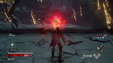 Code Vein Network Test - Argent Wolf Soldiers Boss