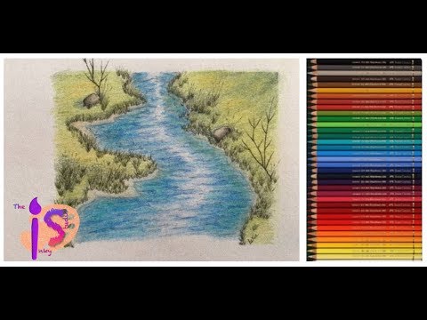 Vidéo: Comme Dessiner Une Rivière Dans La Forêt Avec Un Crayon Progressivement