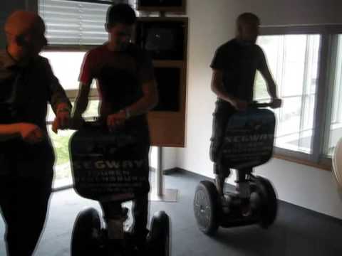 gong fm - Regensburgs Hitradio - Segway im Studio