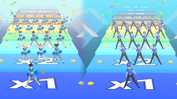 Cheerleader Run 3D: All Levels ~ Up Gameplay 2022 Part 1 - iOS, Walkthrough, iPhone, Android Game