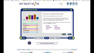 O*NET Interest Profiler Video (Sample)