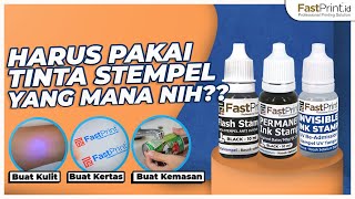 Tinta Stempel UV Tinta Tangan Invisible Ink Fast Print