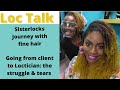 Loc Talk: Her loc journey with fine, colored sisterlocks, transitioning from client to consultant
