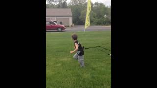 Parachute Sprint example with children