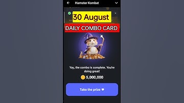 30 August daily combo card | today Cipher Code 30 August | daily combo card 30 Aug - Hamster Kombat