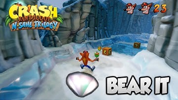 Crash Bandicoot 2 - "Bear It" 100% Clear Gem and All Boxes (PS4 N Sane Trilogy)