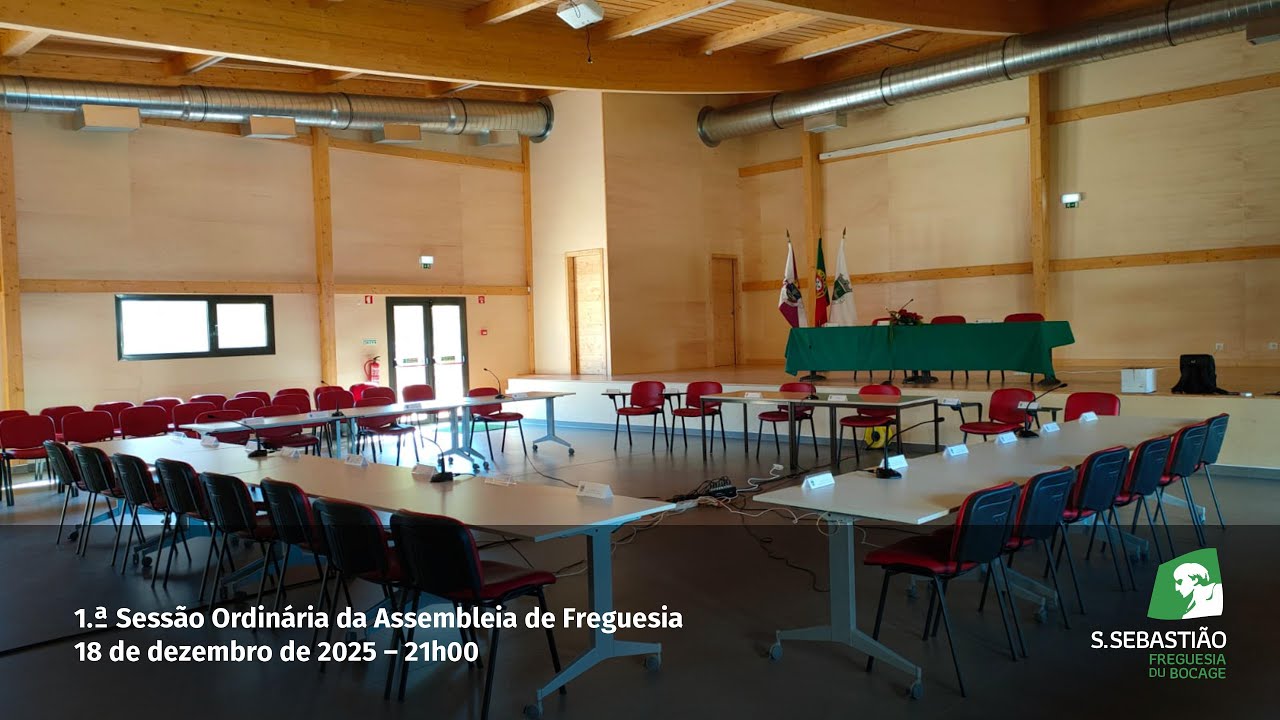 1ª Sessão Ordinária da Assembleia de Freguesia de São Sebastião, 18 de Dezembro 2025