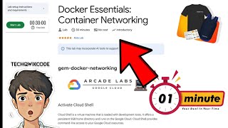 Docker Essentials : Container Networking || gem-docker-networking || Google Arcade || Step By Step 