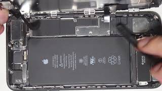 iPhone 7 Plus 防水テープ加工 バッテリー電池修理やり方方法