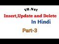 How to insert,update and delete records using vb.net