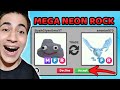 MEGA NEON ROCK PET TRADE 😎 Çocuk Frost Dragon Verdi ( Roblox Adopt Me )