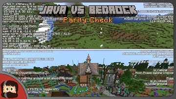Minecraft DOESNT Want You To Know | Java Vs Bedrock Parity Check | F3 Debug Screen