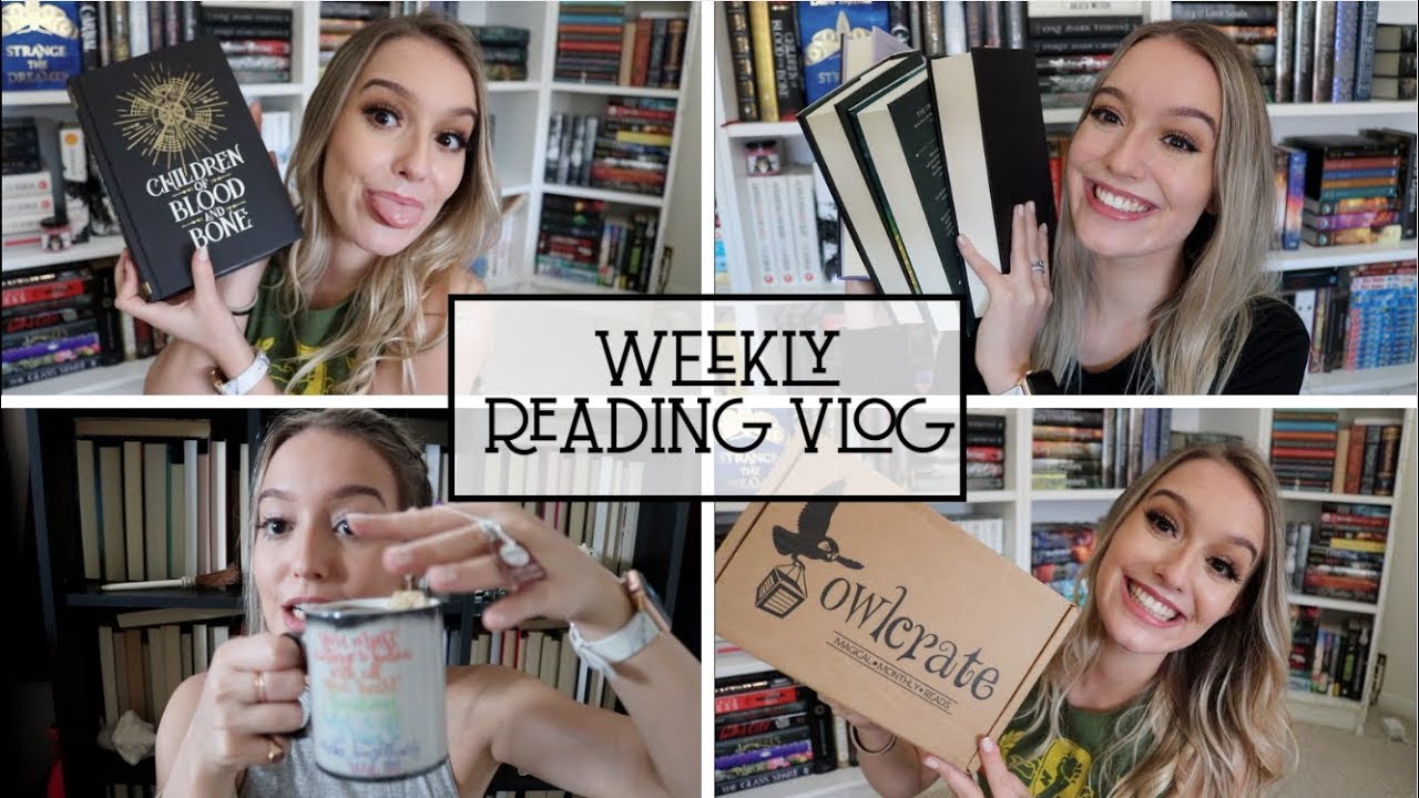 JULY OWLCRATE + NOT MUCH ELSE | Weekly Reading Vlog July 23-29