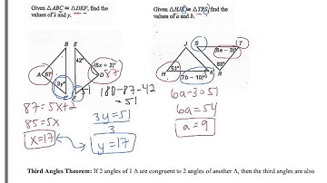 4.2 Apply Congruence and Triangles