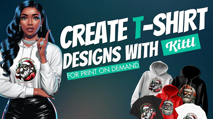 Create Custom T-Shirt Designs with Kittl, Perfect for Your Print-on-Demand #printondemand