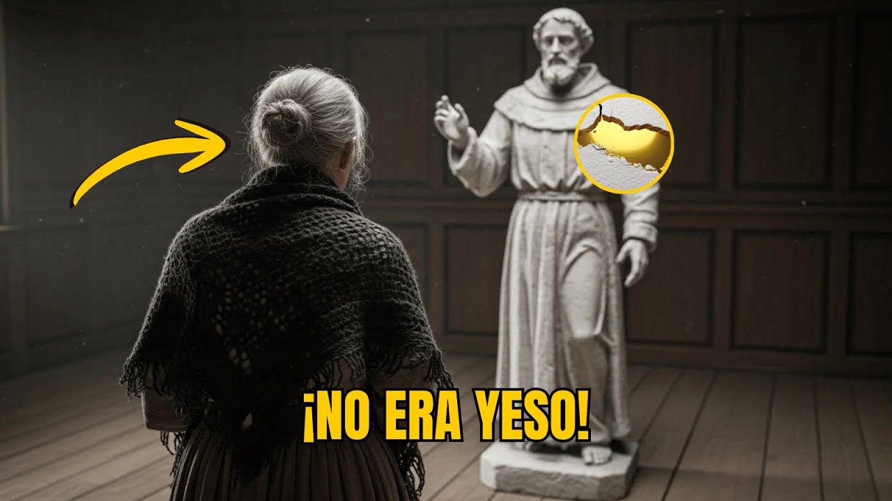 La Viuda aceptó santos rotos como pago... — Pero bajo el yeso halló esto