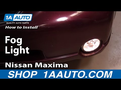 How to Replace Fog / Driving Lights 00-01 Nissan Maxima