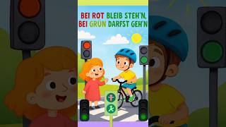 Der bunte Ampel-Song 🚦 | Bei Rot bleib steh’n, bei Grün darfst geh’n | Lernlied für Kinder