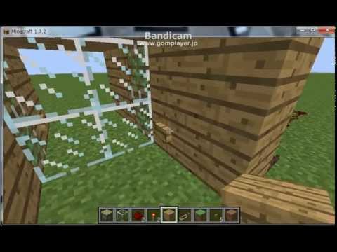 Minecraft ボタン式自動ドア Youtube