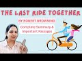The Last Ride Together by Robert Browning | Summary & Important Passages | MEG-1 Poetry UGC NET