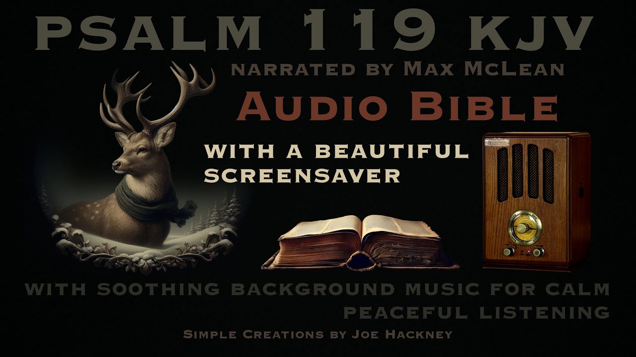 audio bible the book of Psalms Chapter 119 King James Version for Sleep ...