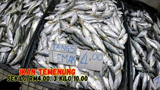 IKAN TEMENUNG 3 KILO RM10, SOTONG IKAN BAWAL SEPINGGAN RM5, LUBUK IKAN MURAH DALAM PEKAN ALOR SETAR