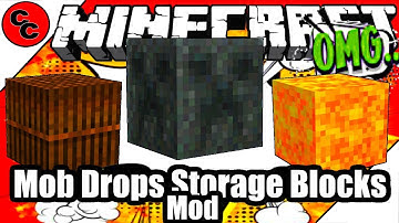 Minecraft Mods: " Mob Drops Storage Blocks Mod 1.12 .2 "