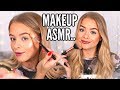 DOING MY EVERYDAY MAKEUP IN ASMR.. WHISPERING, TAPPING, RELAX/SLEEP