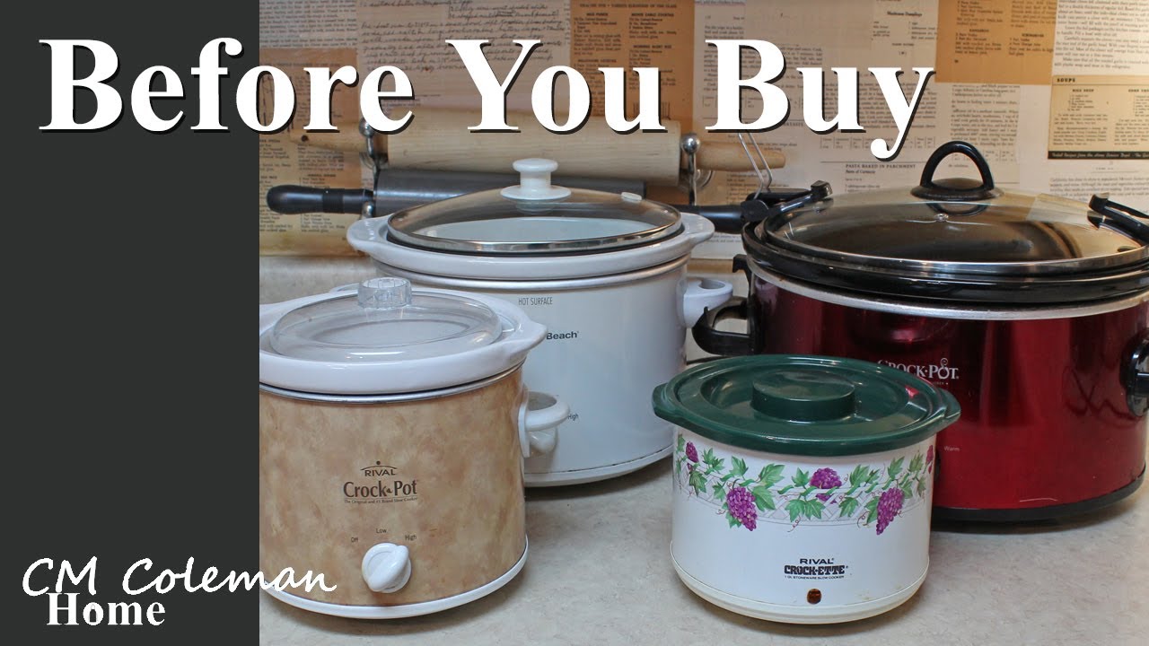 Watch this if you are in the market for a new crockpot