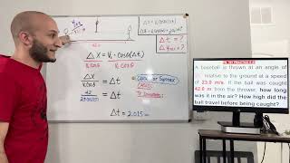 Projectile Baseball Problem