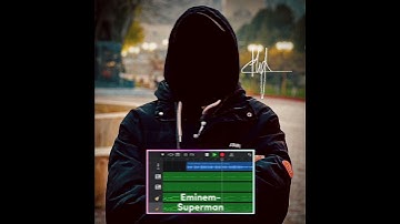 Thumbnail of GarageBand Eminem - Superman (instrumental)          #shorts #edit #capcut #youtubeshorts #ios