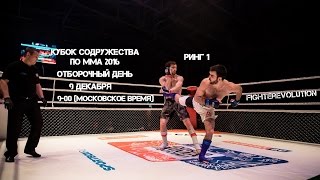 Кубок Содружества по ММА 2016, г. Сургут - Ринг 1, Прямая трансляция