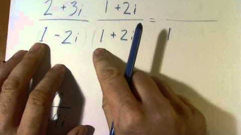 Complex Numbers - Rationalizing Fractions