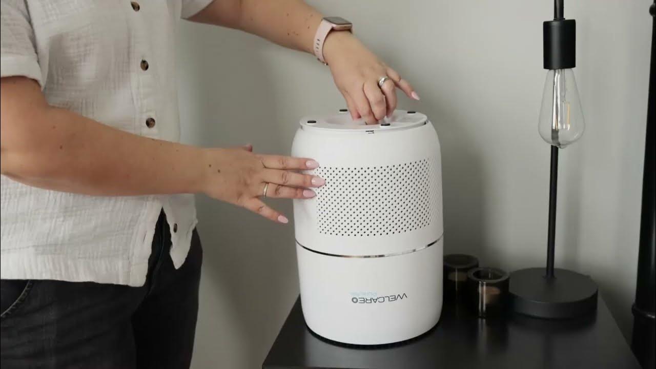WELCARE PUREAIR DESKTOP AIR PURIFIER WPA100 How To Change Filter
