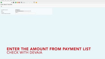 Bank Processes 6.4.1/Bank Transfer SAP