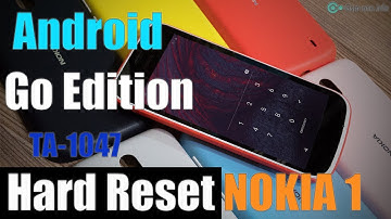 Hard Reset NOKIA 1 (TA-1047) Android 8.1 (Go Edition)