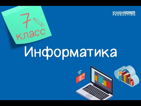 Информатика. 7 класс. Единицы измерения информации /02.09.2020/