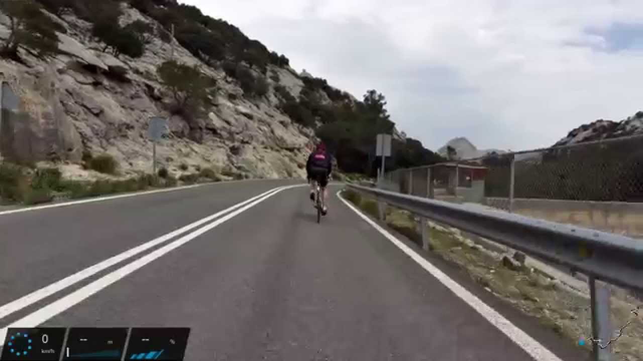 Cycling Puig Mayor downhill, Mallorca april 2014 - YouTube
