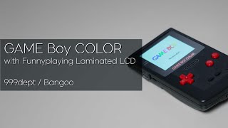 Game Boy Color With Funnyplaying Lted Lcd