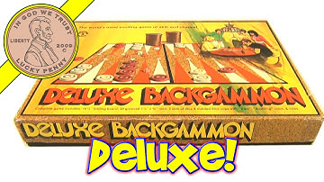 Vintage 1973 Deluxe Backgammon and Checkers Pleasant Times Game Company Board Game