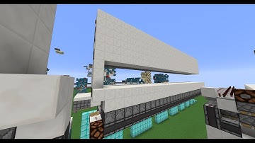 Minecraft - Infinitely Expandable 3 high flush door!