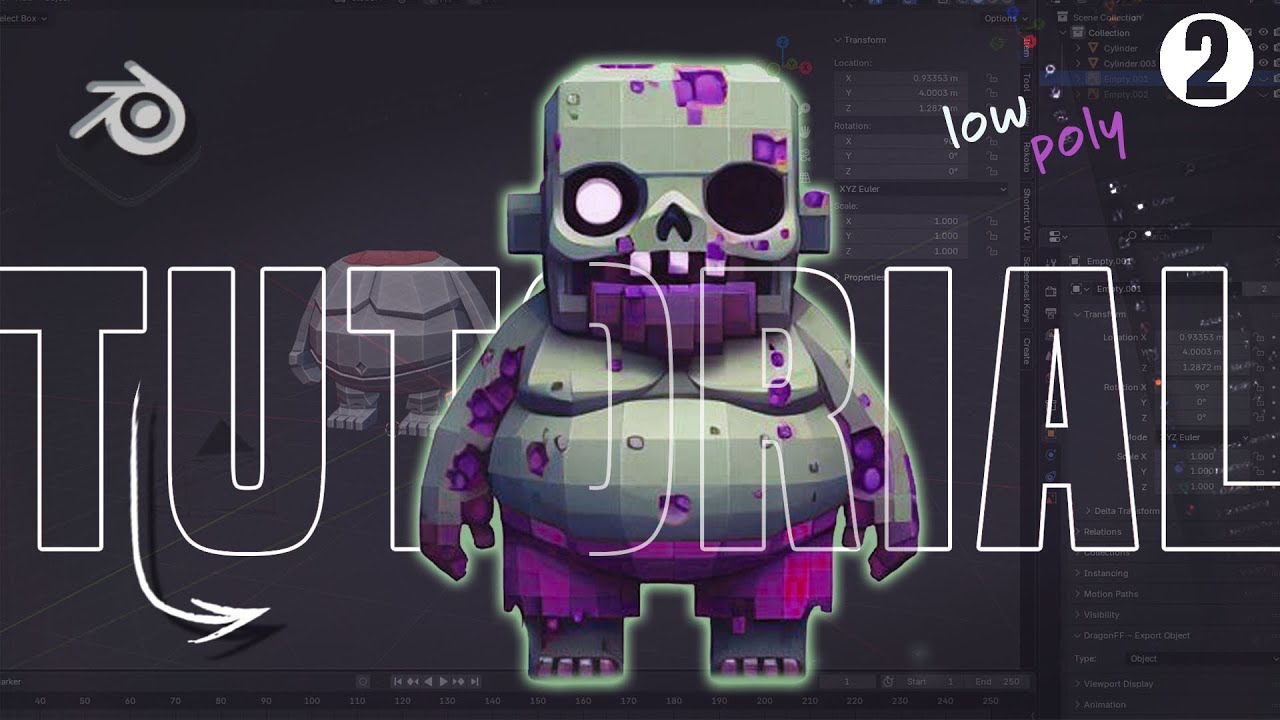 Como Criar um Personagem Low Poly INCRÍVEL no Blender (Passo a Passo) 2