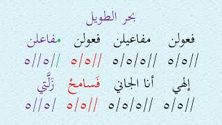 1000 , دورة  (معاً . نتعلم نظم الشعر) 1 نظم على بحر الطويل